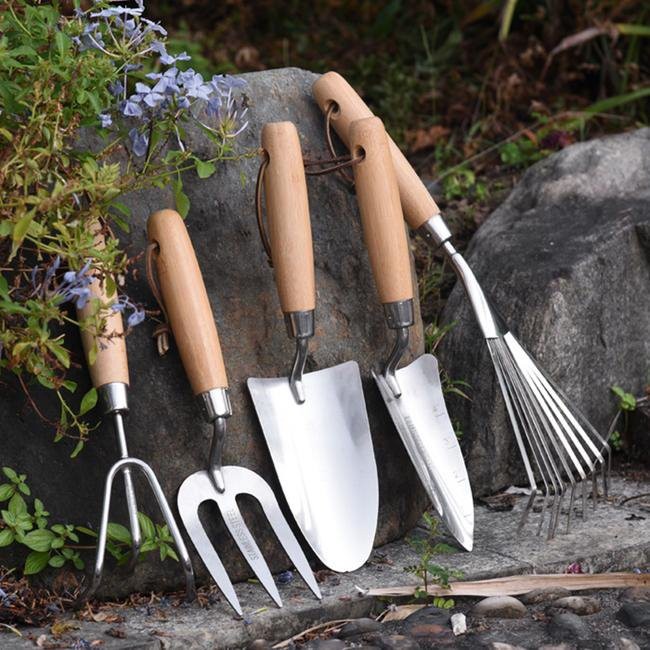 stainless steel gardening trowel set